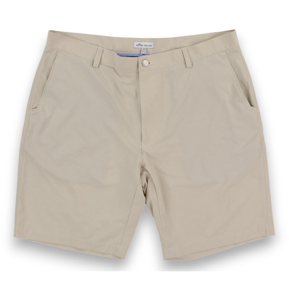 Peter Millar Shackleford Performance Hybrid Shorts Mens 37" Sand 10" Golf